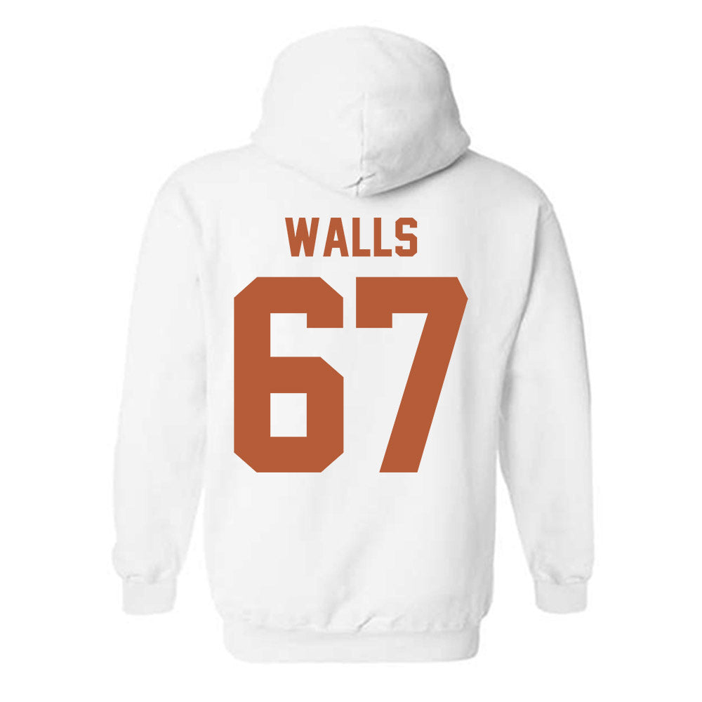 Texas - NCAA Baseball : Brody Walls - Classic Shersey Hooded Sweatshirt-1