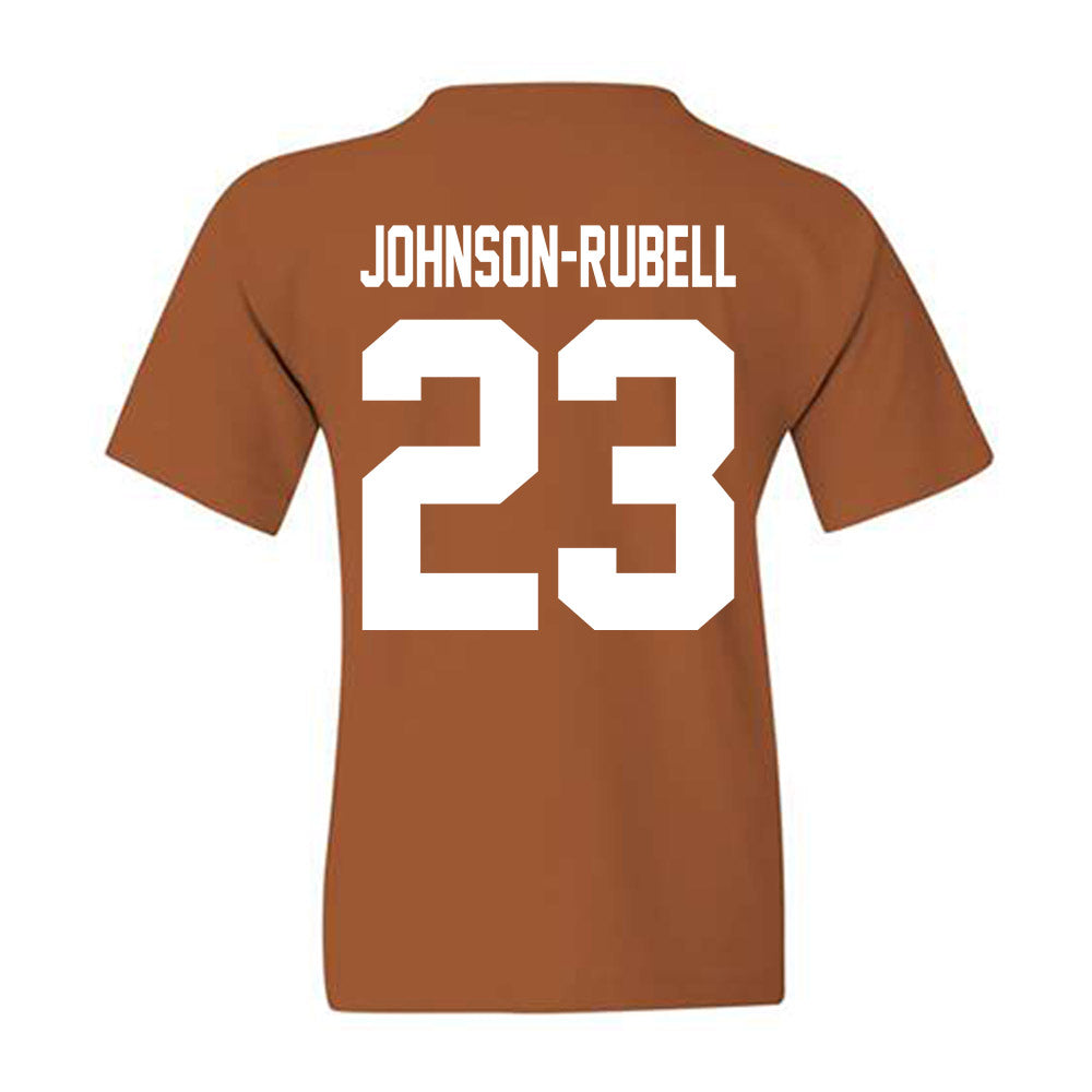 Texas - NCAA Football : Jordon Johnson-Rubell - Classic Shersey Youth T-Shirt-1