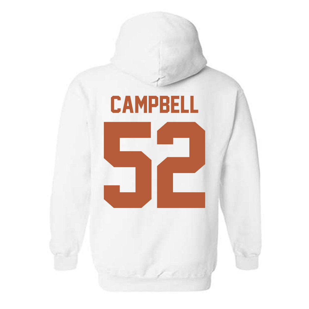Texas - NCAA Football : Dj Campbell - Classic Shersey Hooded Sweatshirt-1