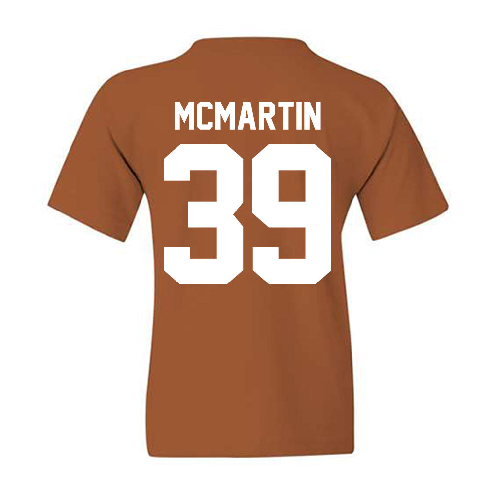 Texas - NCAA Football : Hamilton McMartin - Horns Up! Youth T-Shirt-1