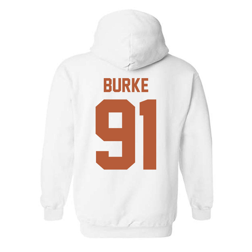 Texas - NCAA Football : Ethan Burke - Horns Up! Hooded Sweatshirt-1