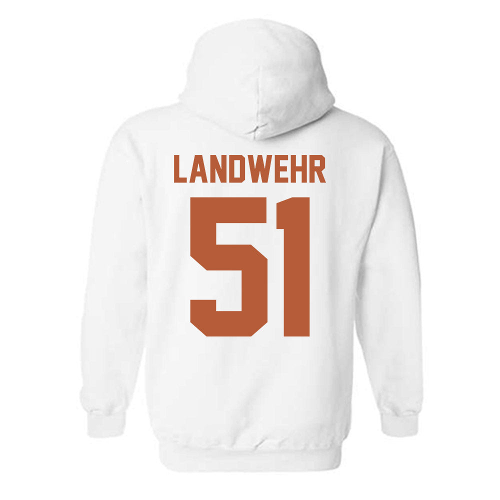 Texas - NCAA Football : Marshall Landwehr - Horns Up! Hooded Sweatshirt-1