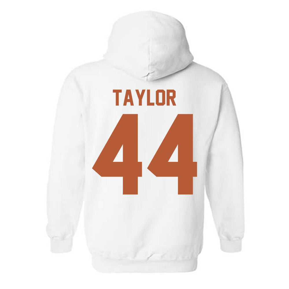 Texas - NCAA Men's Basketball : Brandon Taylor - Horns Up! Hooded Sweatshirt-1