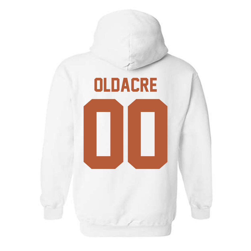 Texas - NCAA Women's Basketball : Kyla Oldacre - Horns Up! Hooded Sweatshirt-1