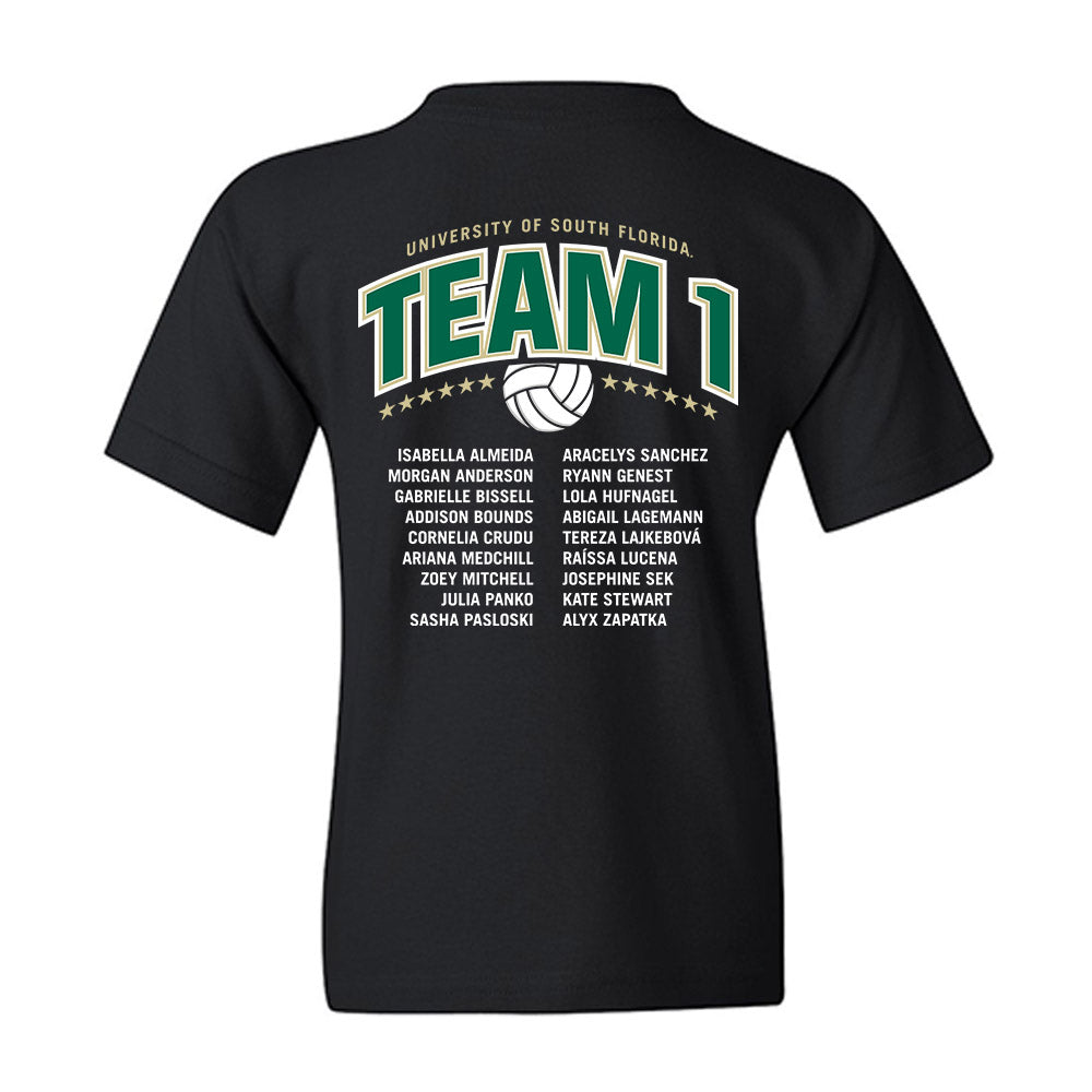 USF - NCAA Beach Volleyball : Roster Shirt Youth T-Shirt-1