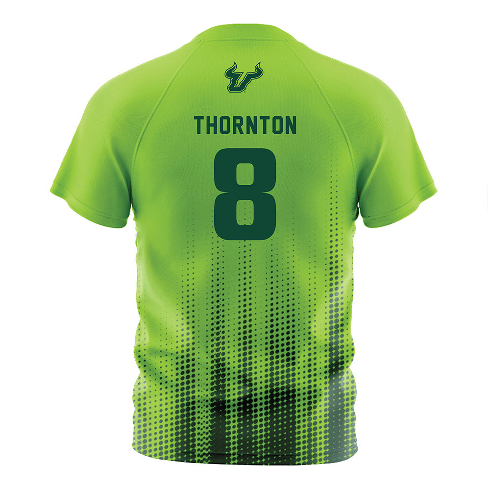 USF - NCAA Women's Soccer : Elyse Thornton - Slime Halftone Soccer Jersey-1