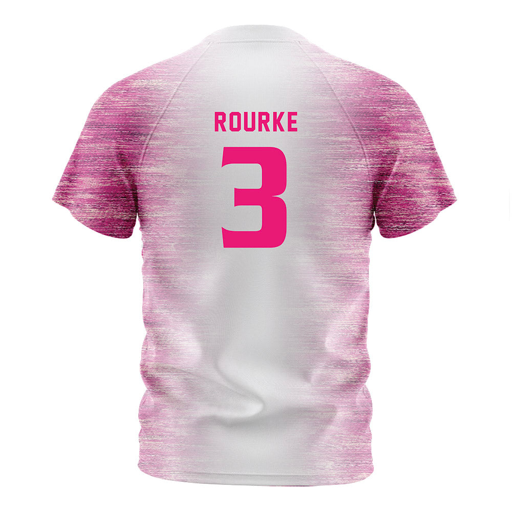 USF - NCAA Women's Soccer : Gaby Rourke - Pink Heather Soccer Jersey-1