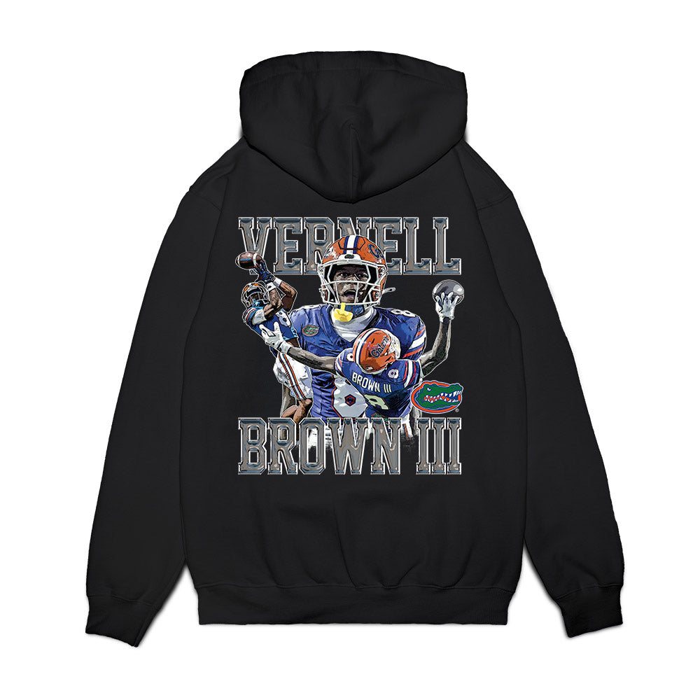 Florida - NCAA Football : Vernell Brown III - Catch of the Year Premium Hooded Sweatshirt-1