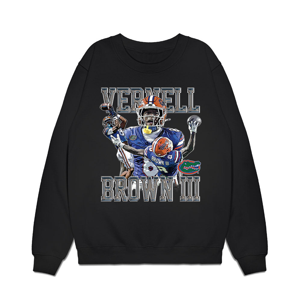 Florida - NCAA Football : Vernell Brown III - Catch of the Year Premium Crewneck Sweatshirt-0