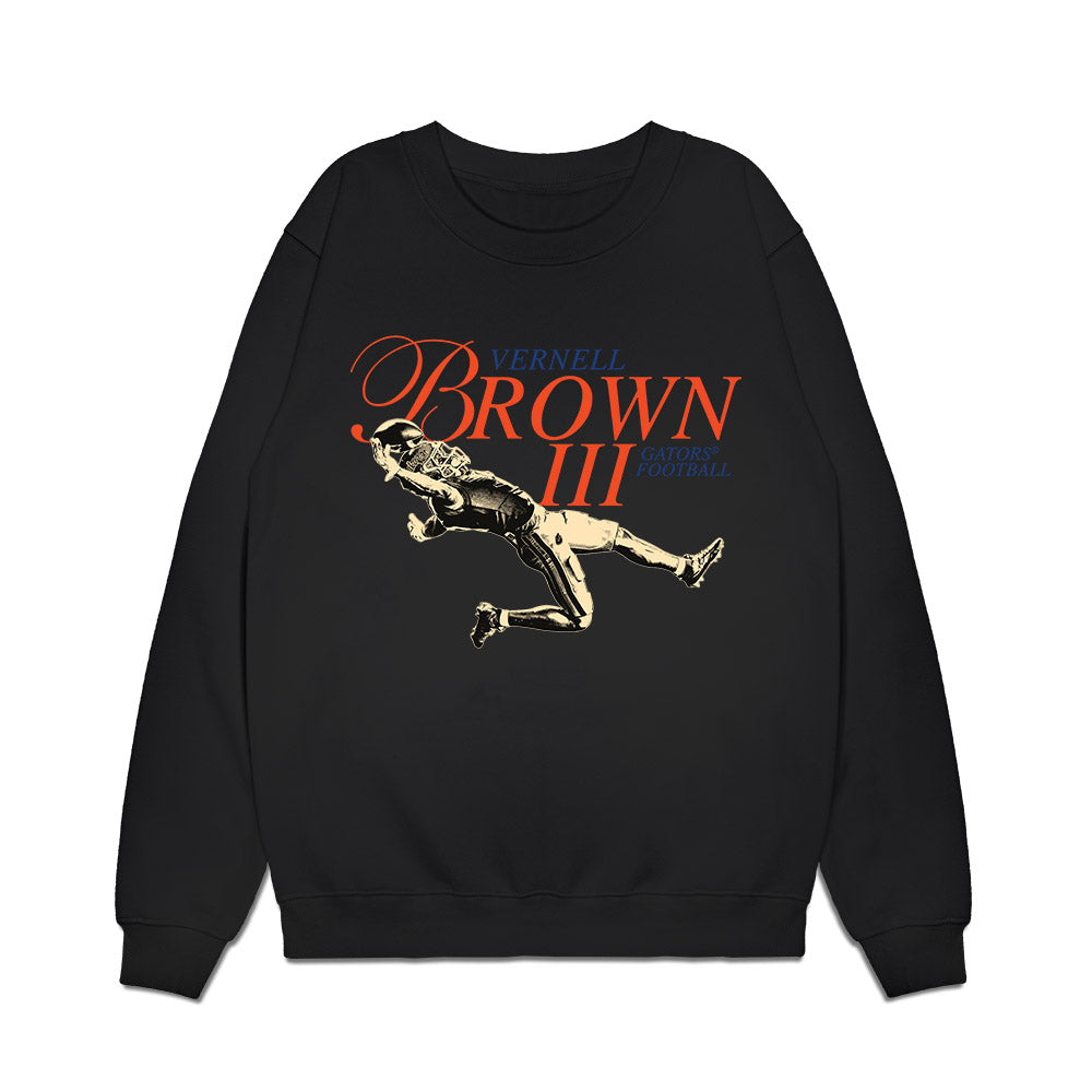 Florida - NCAA Football : Vernell Brown III - Legacy Catch of the Year Premium Crewneck Sweatshirt-0
