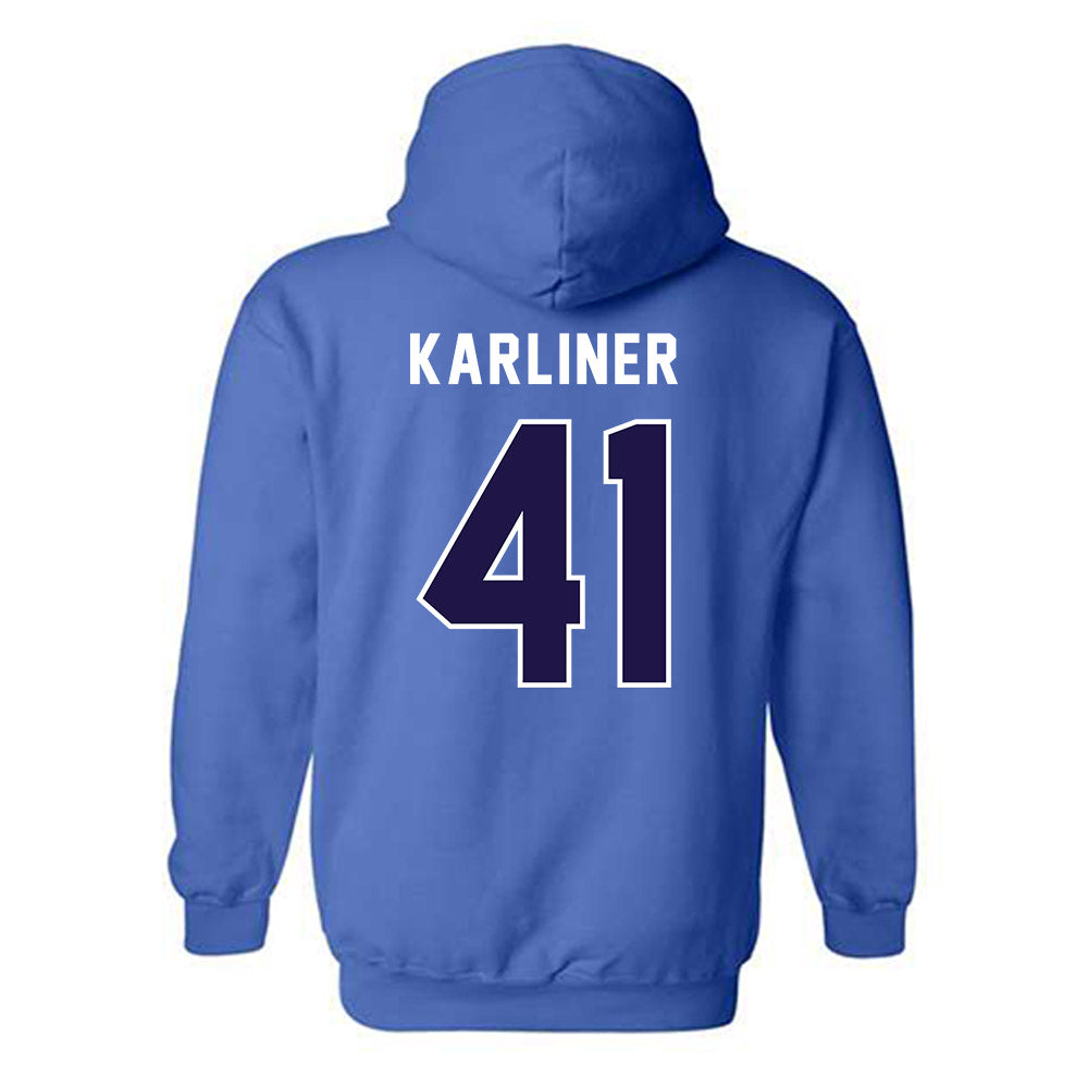 UCSB - NCAA Baseball : Noah Karliner - Classic Shersey Hooded Sweatshirt-1