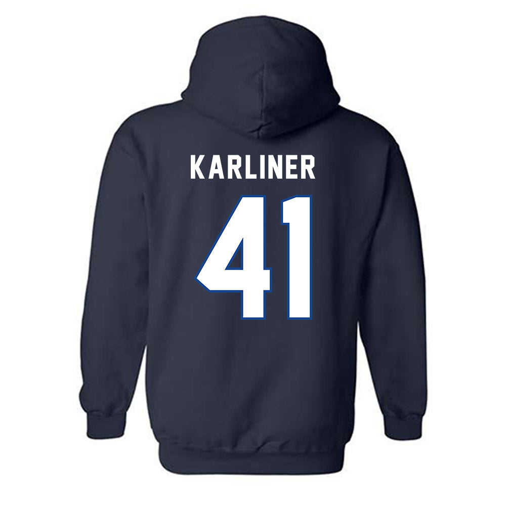 UCSB - NCAA Baseball : Noah Karliner - Classic Shersey Hooded Sweatshirt-1