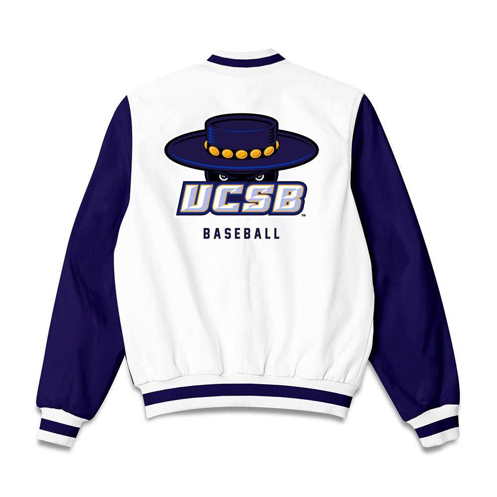 UCSB - NCAA Baseball : Noah Karliner - Bomber Jacket-1