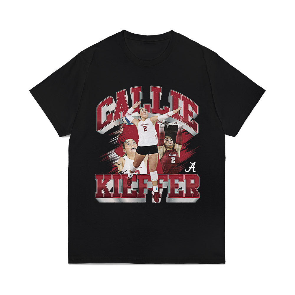 Alabama - NCAA Women's Volleyball : Callie Kieffer - Collage Comfort Colors T-Shirt-0