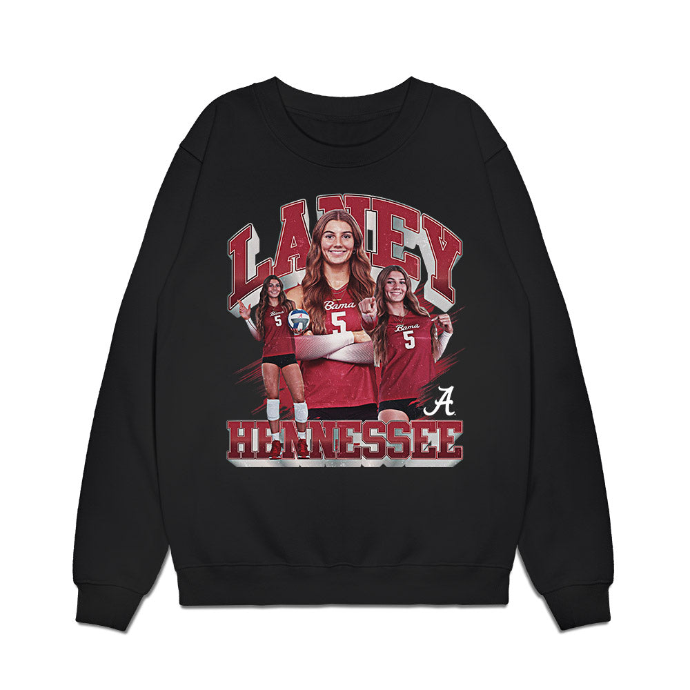 Alabama - NCAA Women's Volleyball : Laney Hennessee - Collage Premium Crewneck Sweatshirt-0
