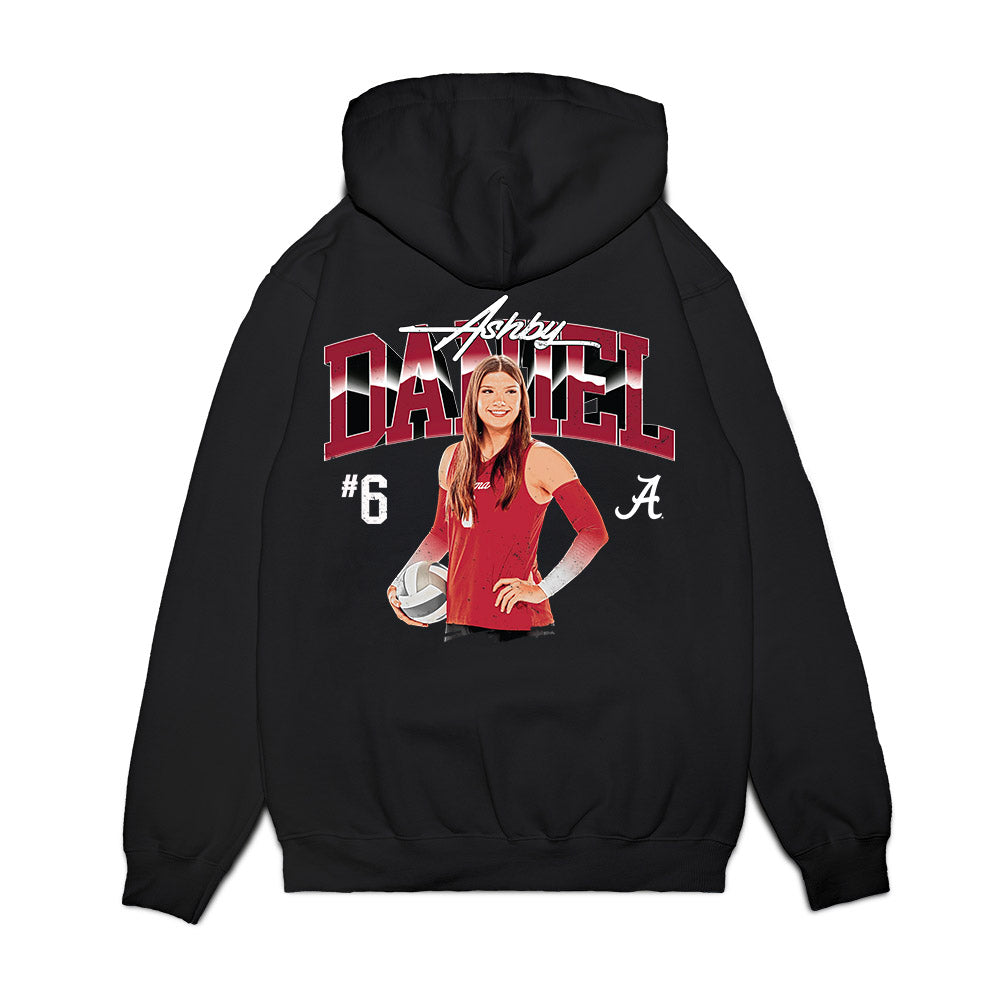 Alabama - NCAA Women's Volleyball : Ashby Daniel - Collage Premium Hooded Sweatshirt-1
