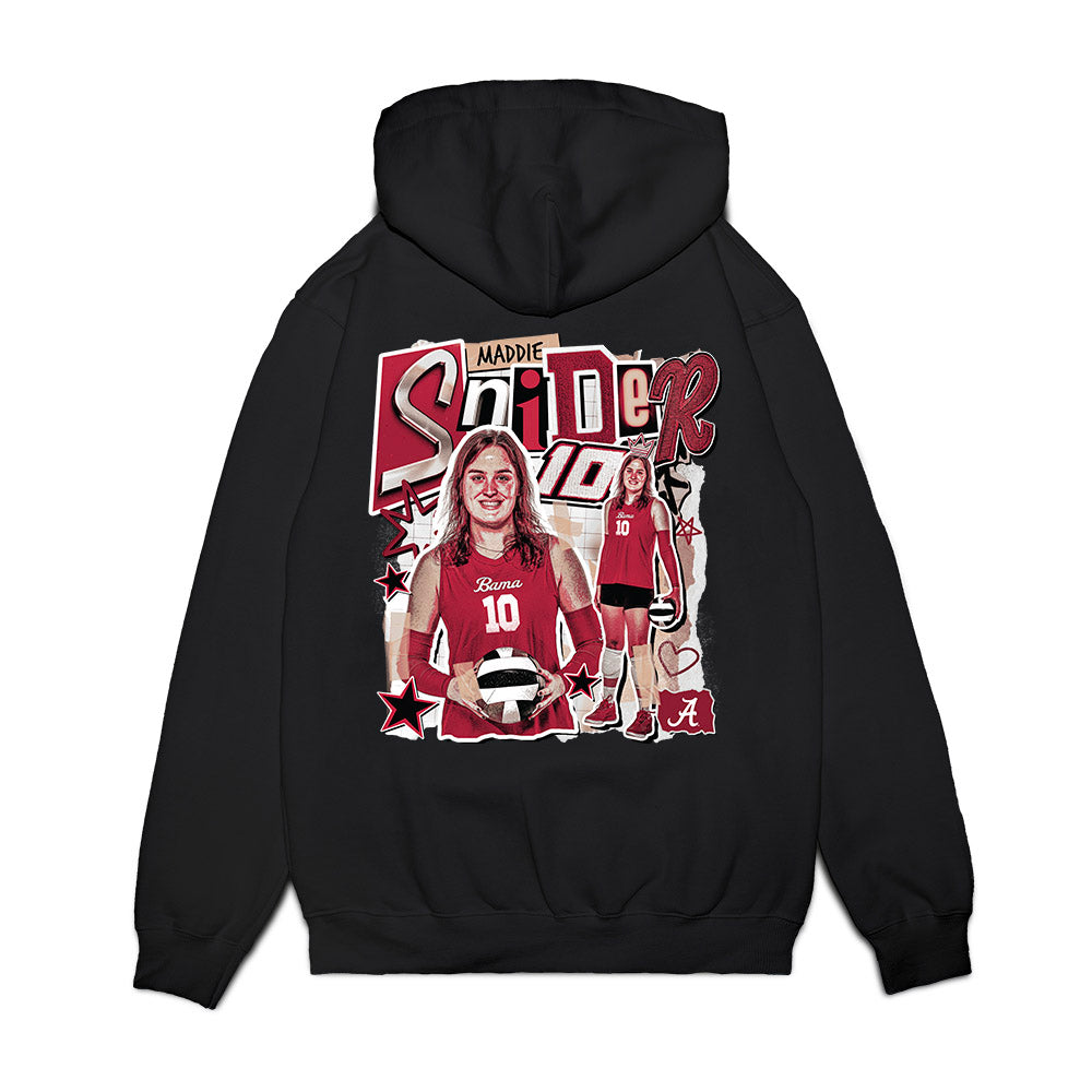 Alabama - NCAA Women's Volleyball : Maddie Snider - Collage Premium Hooded Sweatshirt-1