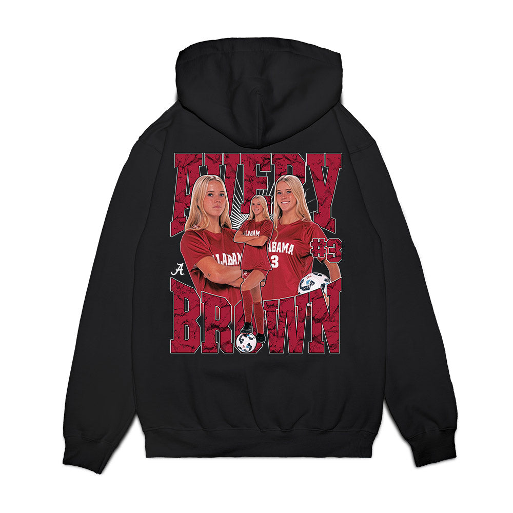Alabama - NCAA Women's Soccer : Avery Brown - Collage Premium Hooded Sweatshirt-1