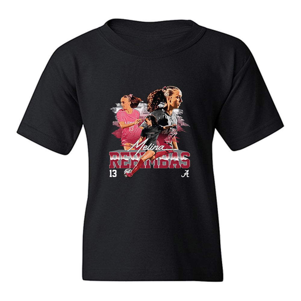 Alabama - NCAA Women's Soccer : Melina Rebimbas - Collage Youth T-Shirt-0