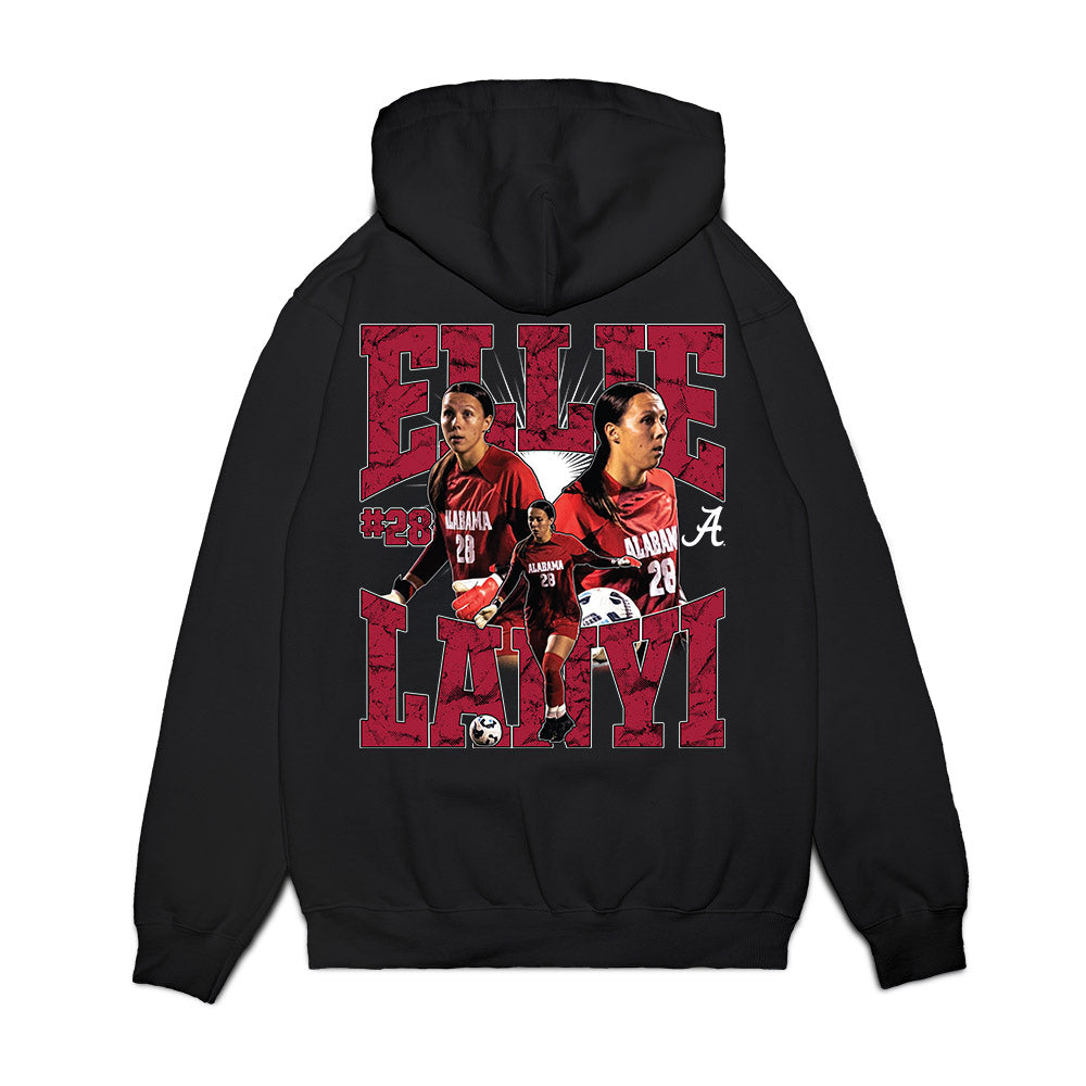 Alabama - NCAA Women's Soccer : Ellie Lanyi - Collage Premium Hooded Sweatshirt-1
