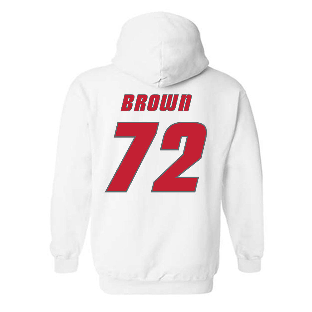 New Mexico - NCAA Football : Nevell Brown - Classic Shersey Hooded Sweatshirt-1