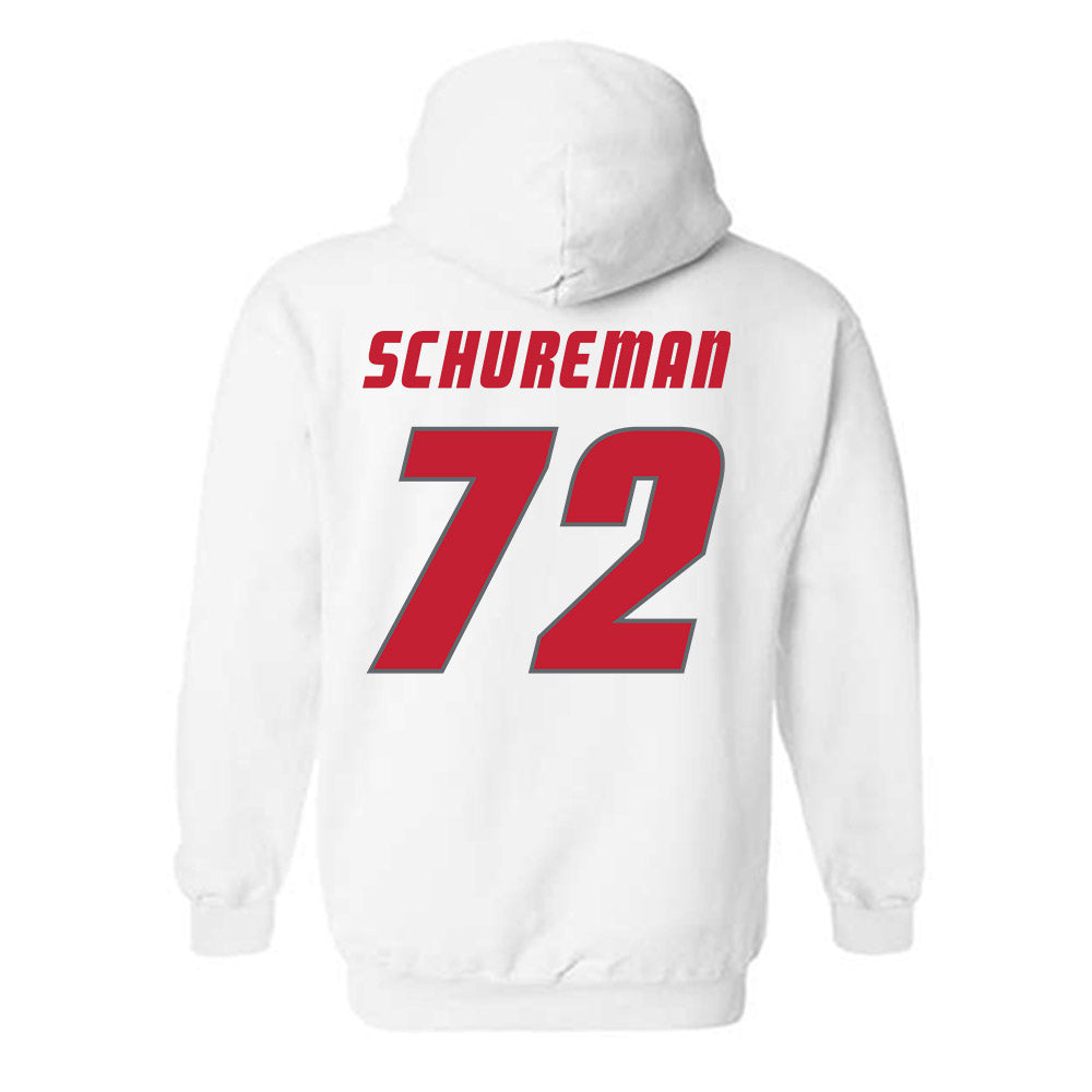 New Mexico - NCAA Football : Griffin Schureman - Classic Shersey Hooded Sweatshirt-1