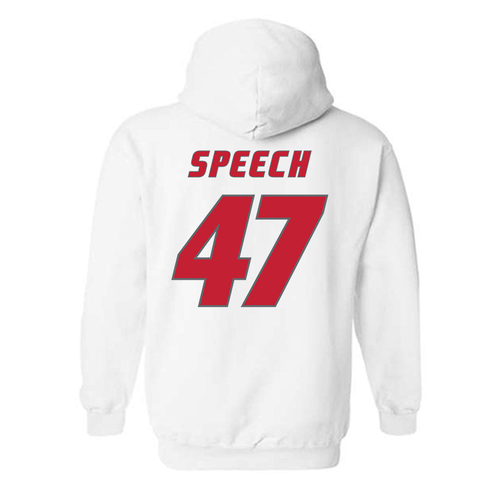 New Mexico - NCAA Football : Drew Speech - Classic Shersey Hooded Sweatshirt-1