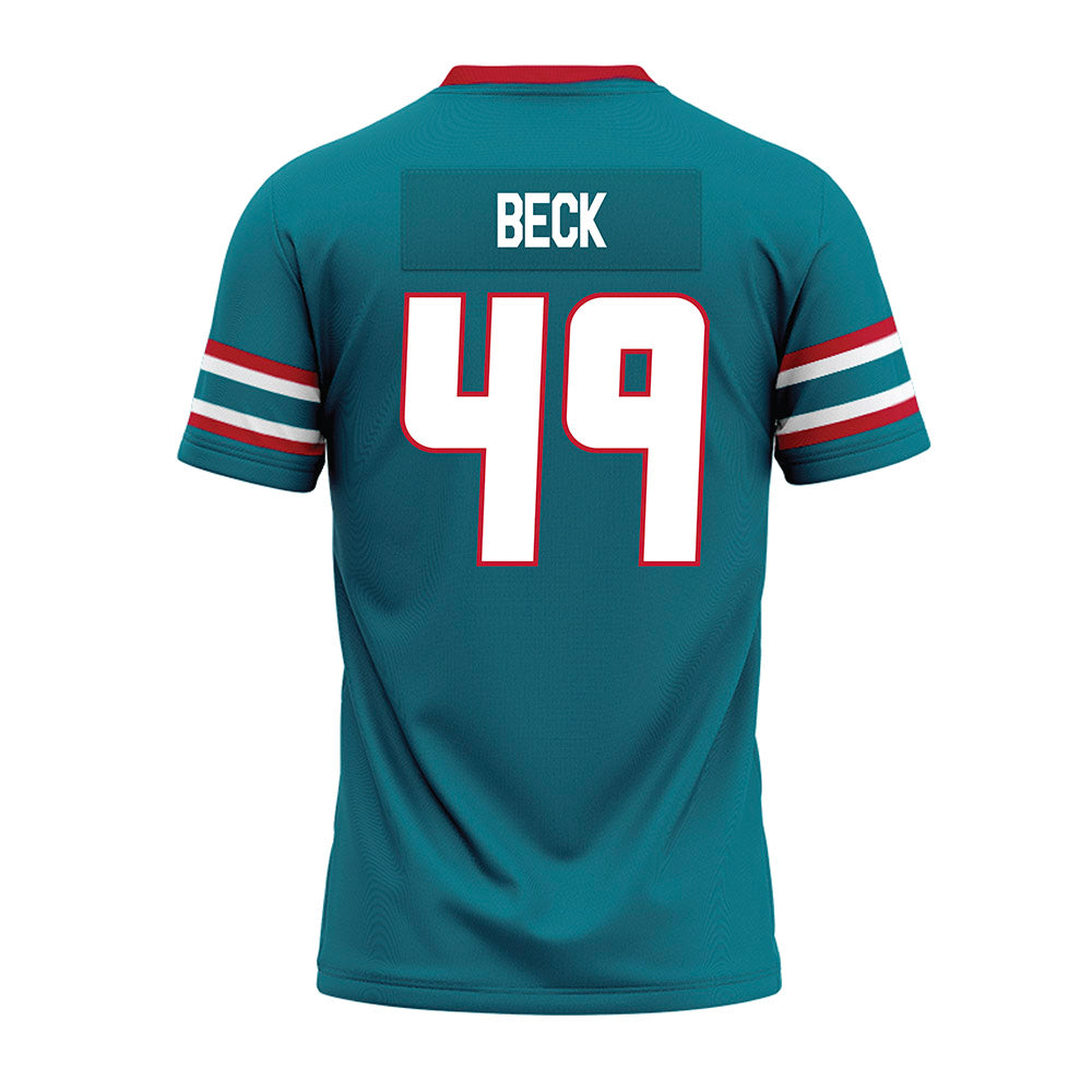 New Mexico - NCAA Football : Caden Beck - Premium Football Jersey-1