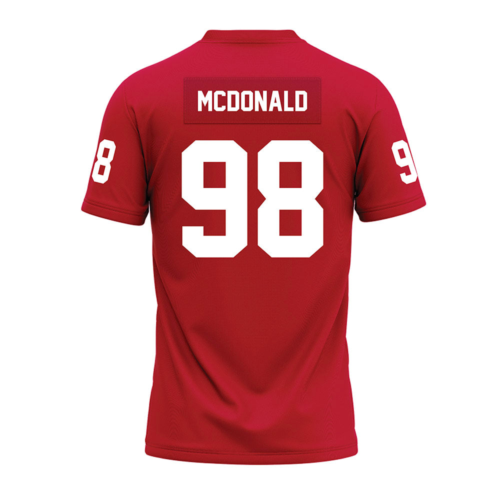 Ohio State - NCAA Football : Kayden McDonald - Red Premium Football Jersey-1