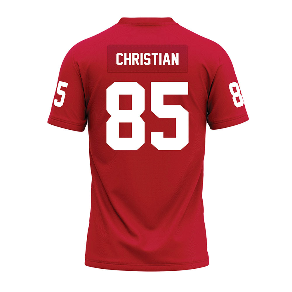 Ohio State - NCAA Football : Bennett Christian - Red Premium Football Jersey-1