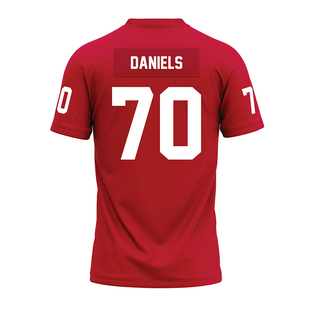 Ohio State - NCAA Football : Phillip Daniels - Red Premium Football Jersey-1