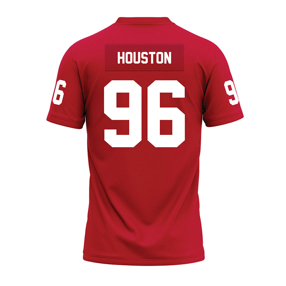 Ohio State - NCAA Football : Eddrick Houston - Red Premium Football Jersey-1