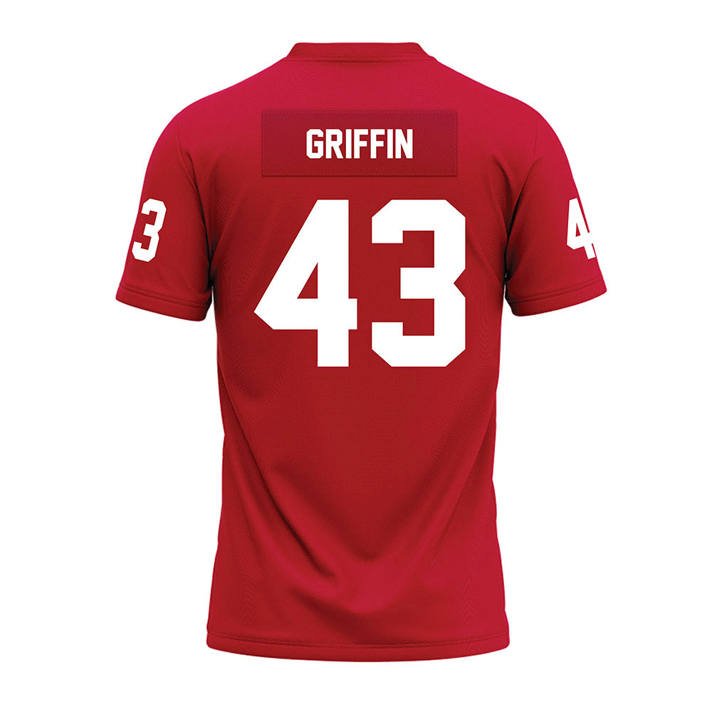 Ohio State - NCAA Football : Dianté Griffin - Red Premium Football Jersey-1