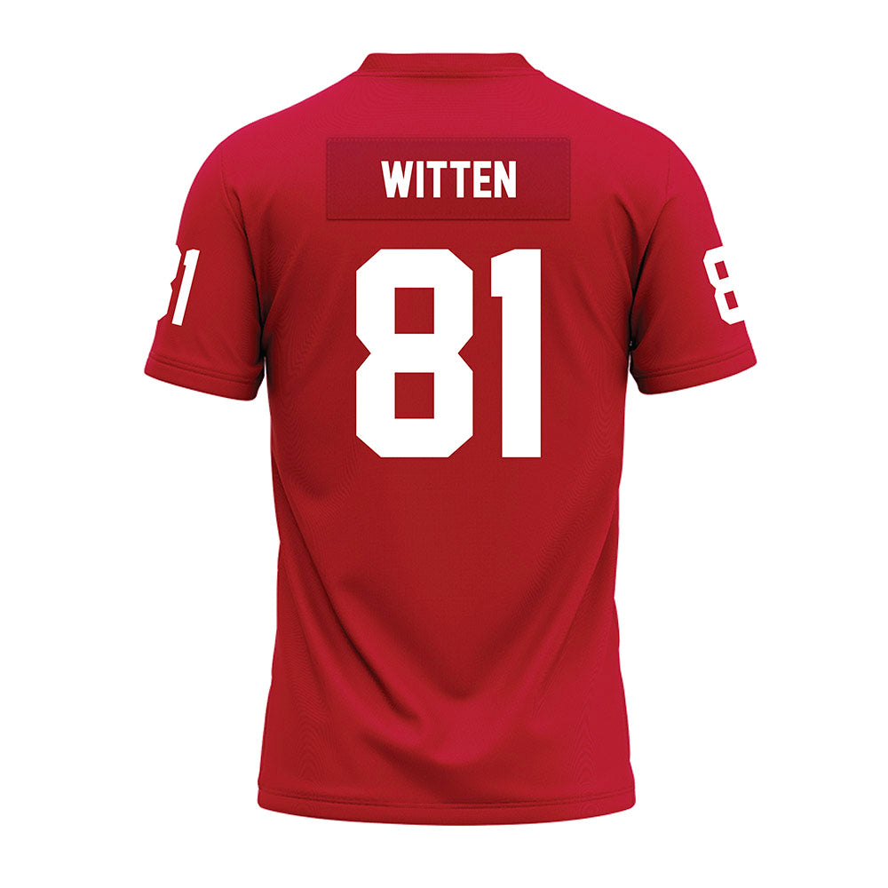 Ohio State - NCAA Football : Damarion Witten - Red Premium Football Jersey-0