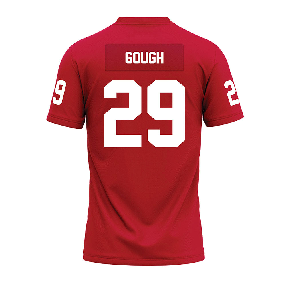 Ohio State - NCAA Football : Glorien Gough - Red Premium Football Jersey-1