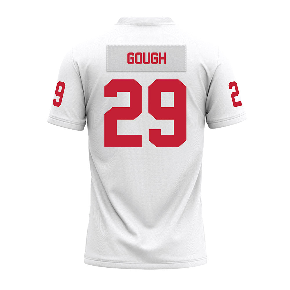 Ohio State - NCAA Football : Glorien Gough - White Premium Football Jersey-1