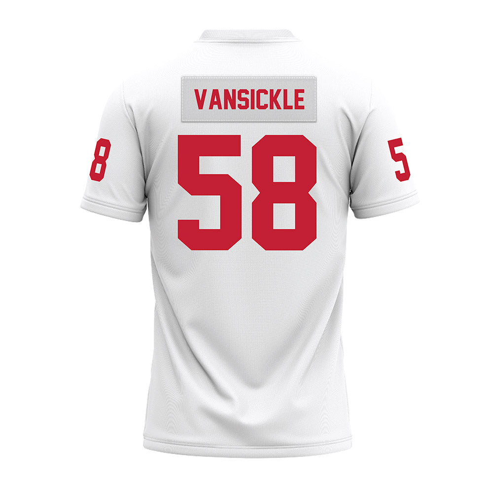 Ohio State - NCAA Football : Gabe VanSickle - White Premium Football Jersey-1