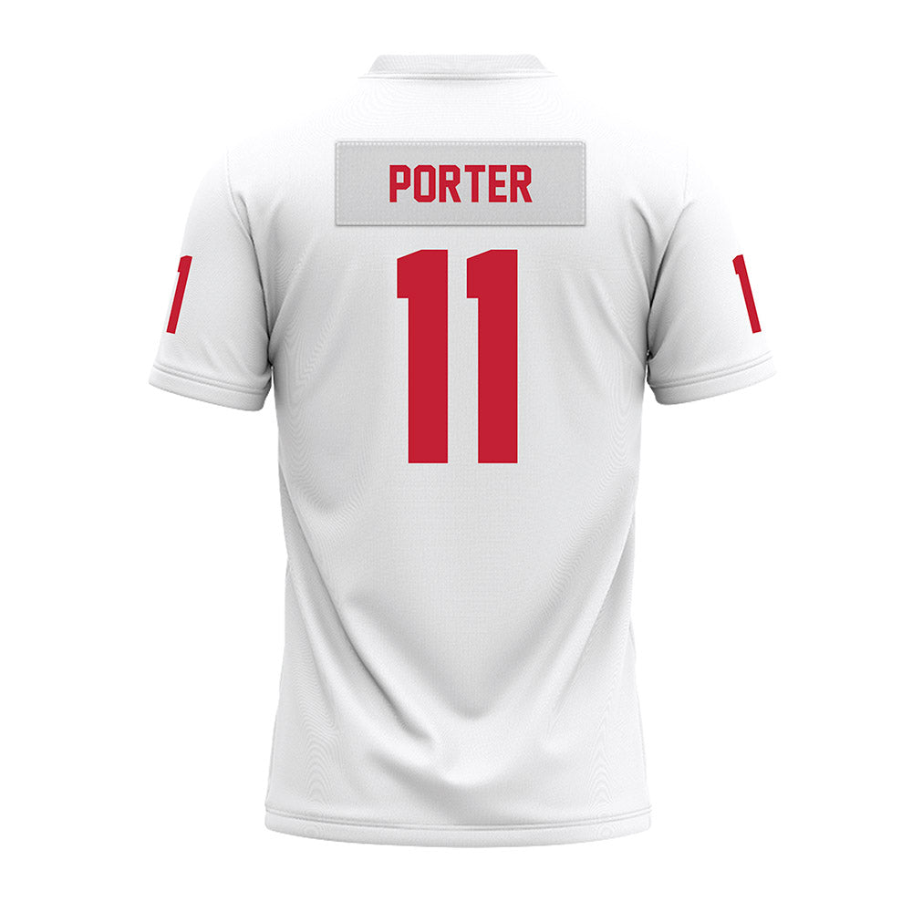 Ohio State - NCAA Football : Quincy Porter - White Premium Football Jersey-1