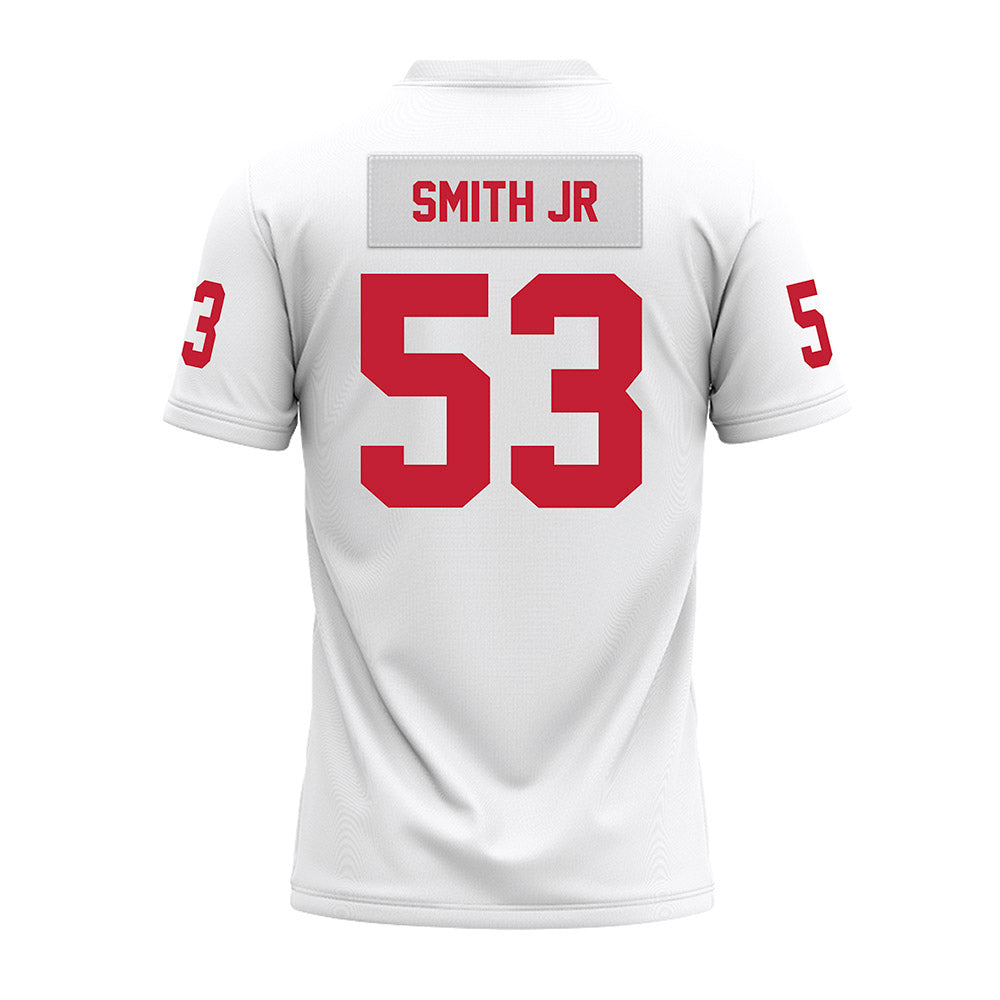 Ohio State - NCAA Football : Will Smith Jr - White Premium Football Jersey-1