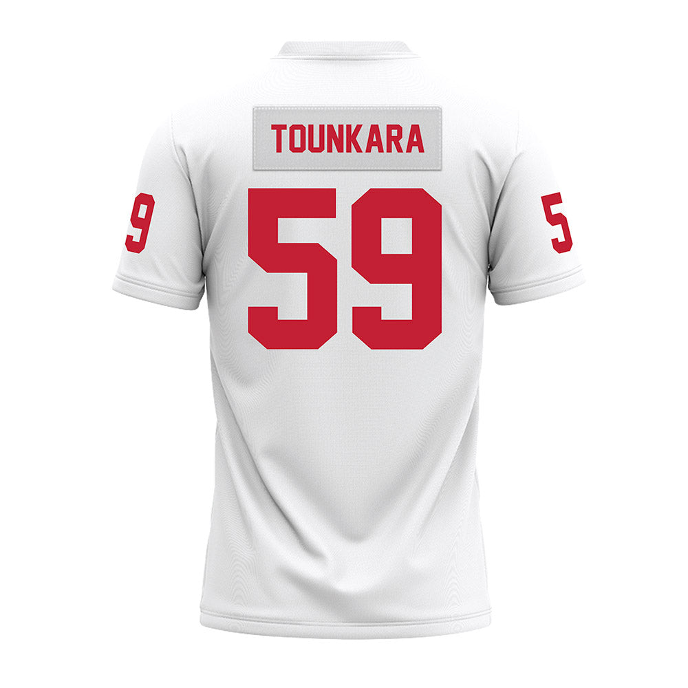 Ohio State - NCAA Football : Ahmed Tounkara - White Premium Football Jersey-1