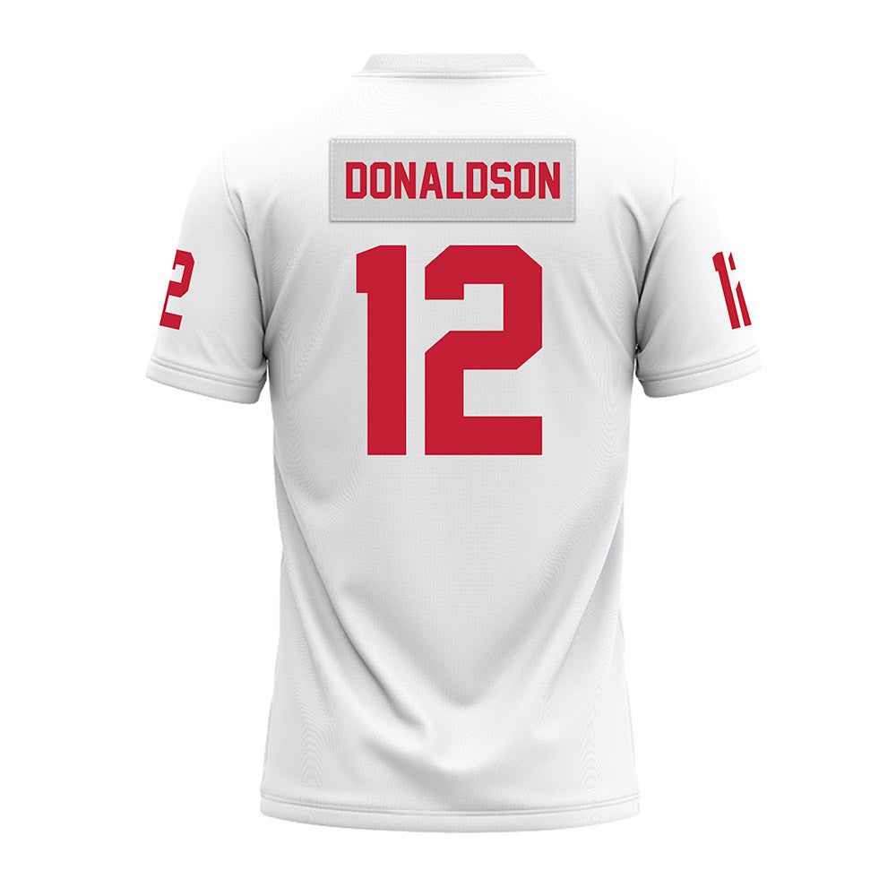 Ohio State - NCAA Football : CJ Donaldson - White Premium Football Jersey-1