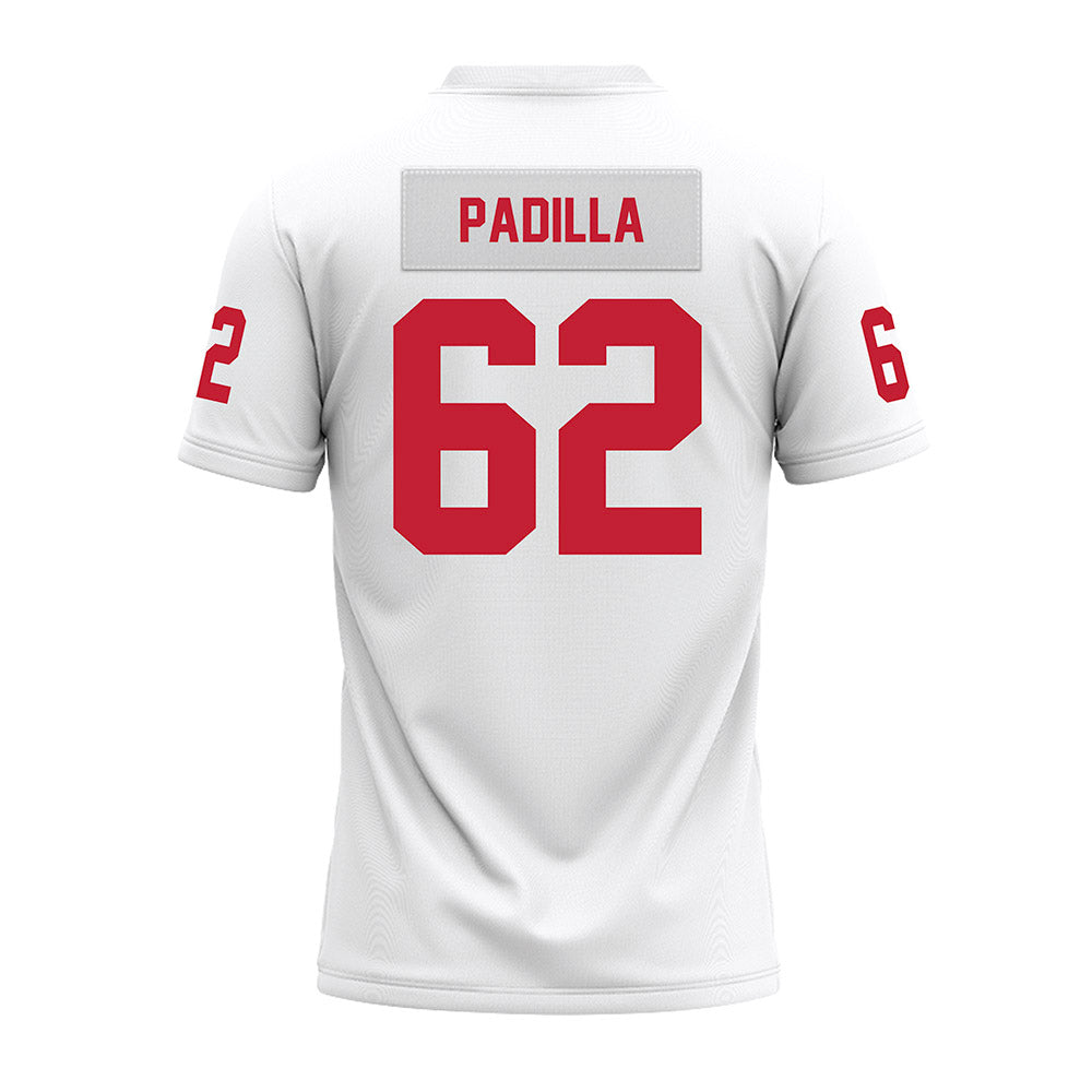 Ohio State - NCAA Football : Josh Padilla - White Premium Football Jersey-1