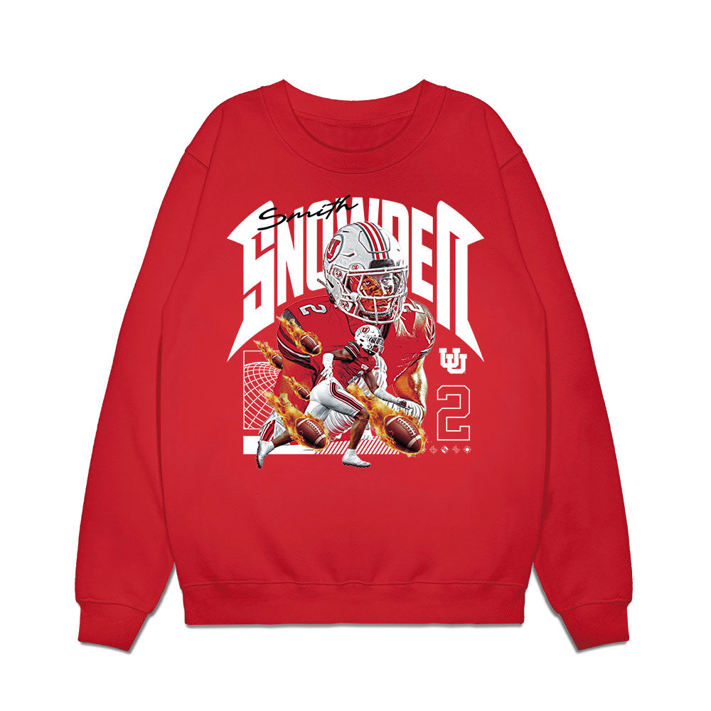Utah - NCAA Football : Smith Snowden - Collage Premium Crewneck Sweatshirt-0