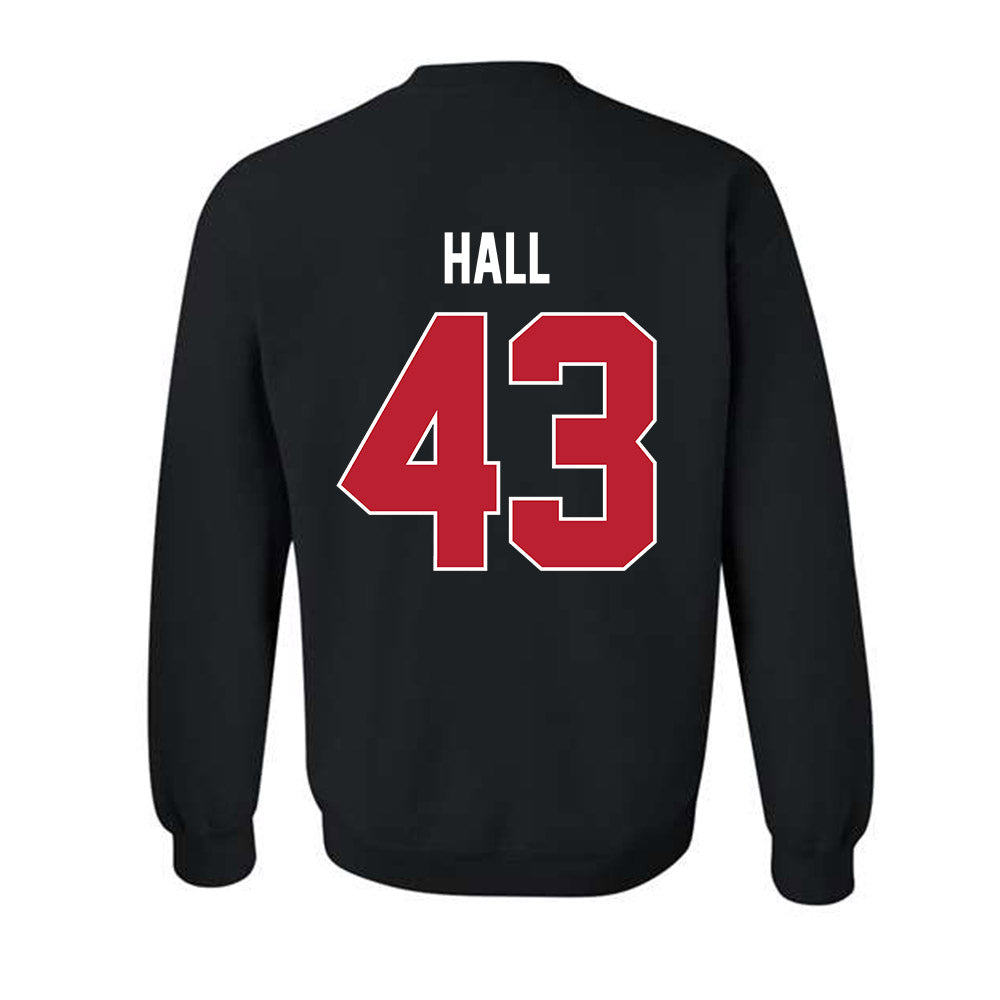 Georgia - NCAA Football : Ali Hall - Helmet Shersey Crewneck Sweatshirt-1
