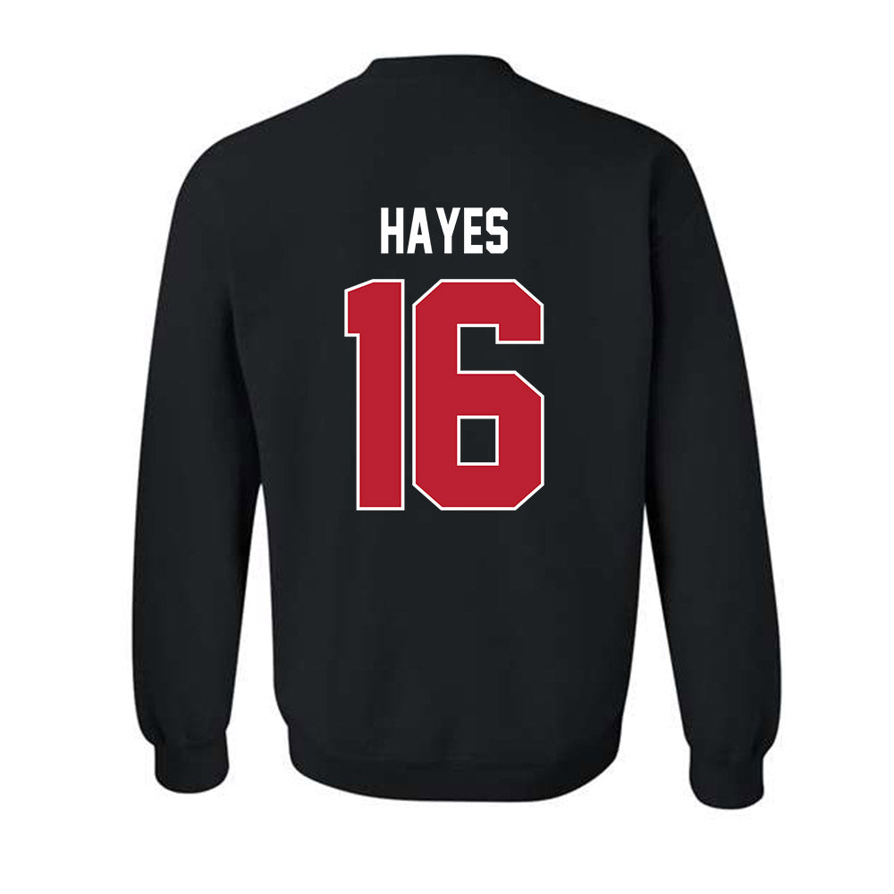 Georgia - NCAA Football : Mo Hayes - Helmet Shersey Crewneck Sweatshirt-1