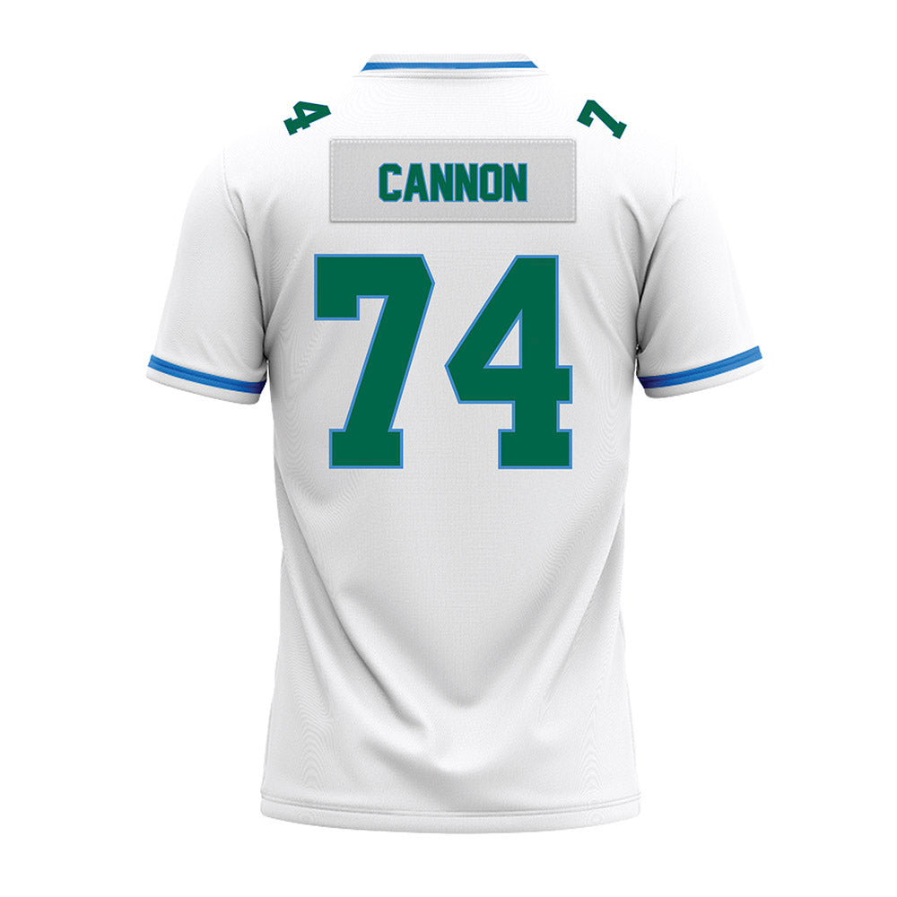Tulane - NCAA Football : Landry Cannon - White Premium Football Jersey-1