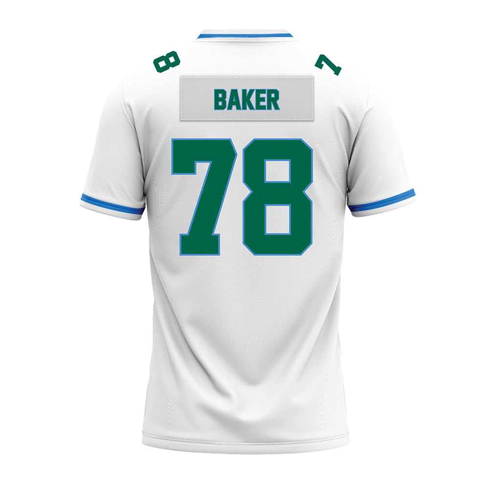 Tulane - NCAA Football : Reese Baker - White Premium Football Jersey-1