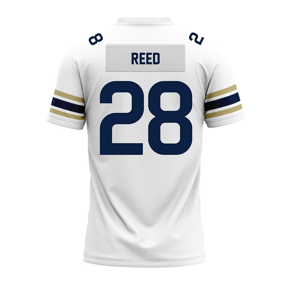 Akron - NCAA Football : Luke Reed - White Premium Football Jersey-1