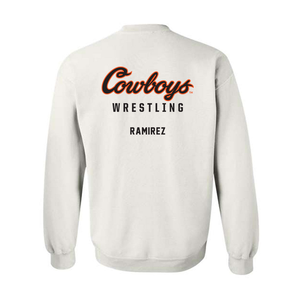 Oklahoma State - NCAA Wrestling : Ronnie Ramirez - Classic Shersey Crewneck Sweatshirt-1