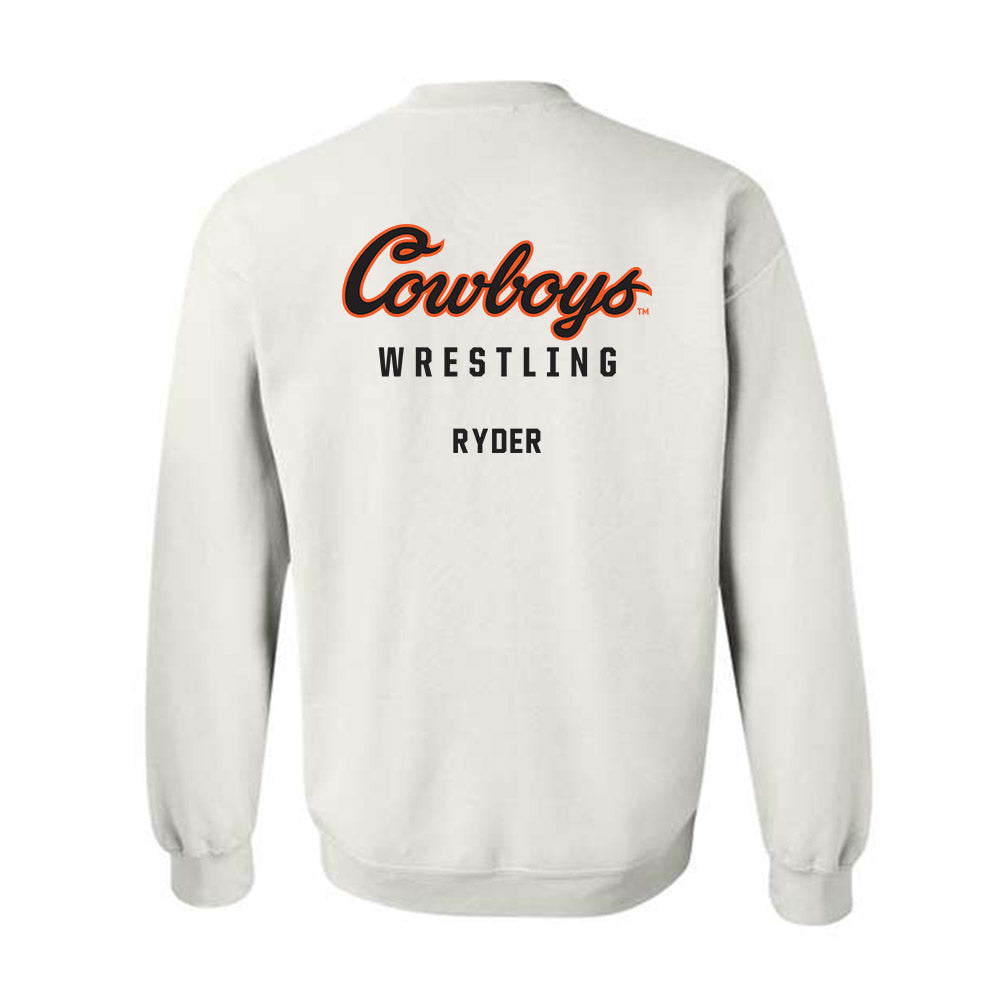 Oklahoma State - NCAA Wrestling : Zack Ryder - Classic Shersey Crewneck Sweatshirt-1